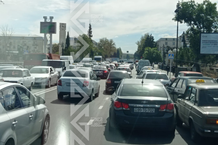 Bakının tıxacı gəldi çıxdı Gəncəyə…
