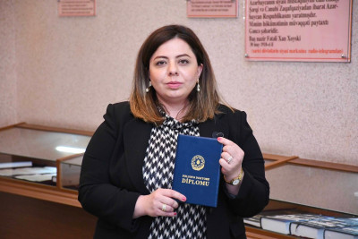 Gəncədə daha bir müəllimə elmi dərəcə verilib