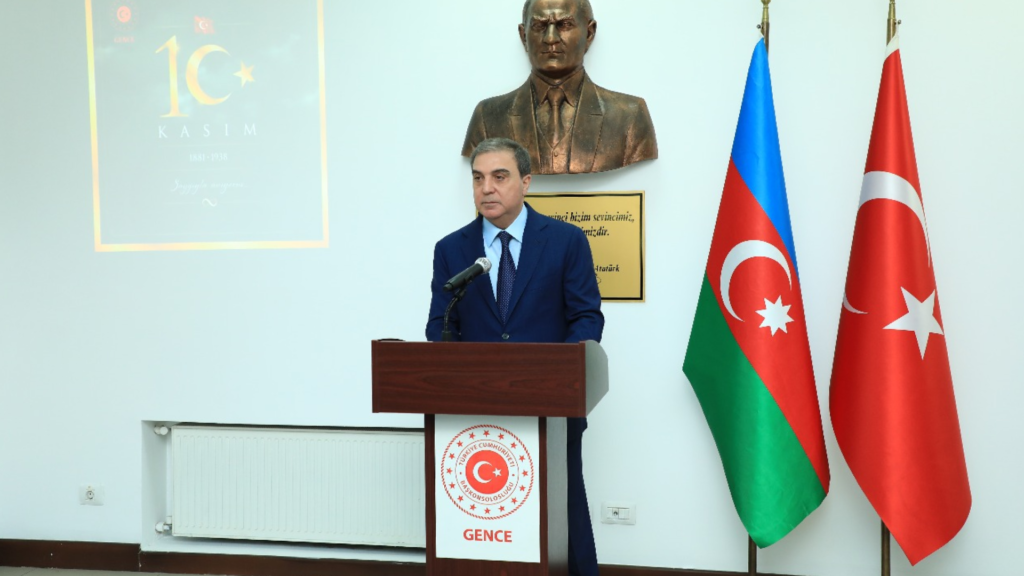 Gəncədə Atatürkün anım günü ilə bağlı tədbir keçirilib