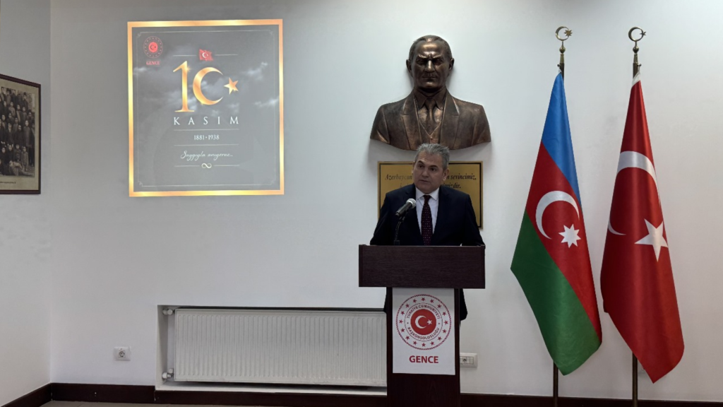 Gəncədə Atatürkün anım günü ilə bağlı tədbir keçirilib