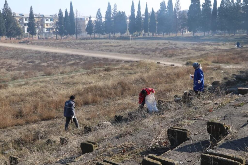 "Metallurq" idman kompleksinin ərazisi təmizlənib