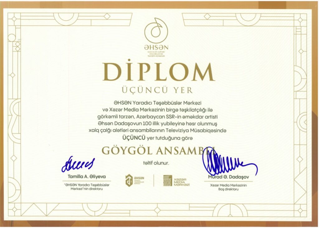 “Göygöl” mükafat qazanıb - FOTO