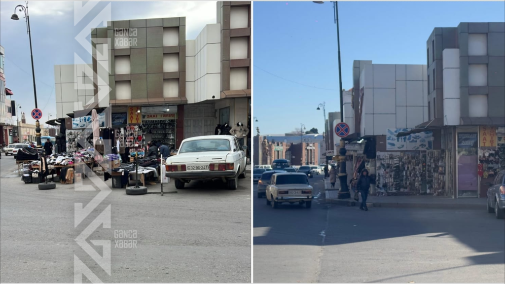 Gəncədə qanunsuz küçə ticarətinə qarşı mübarizə davam edir