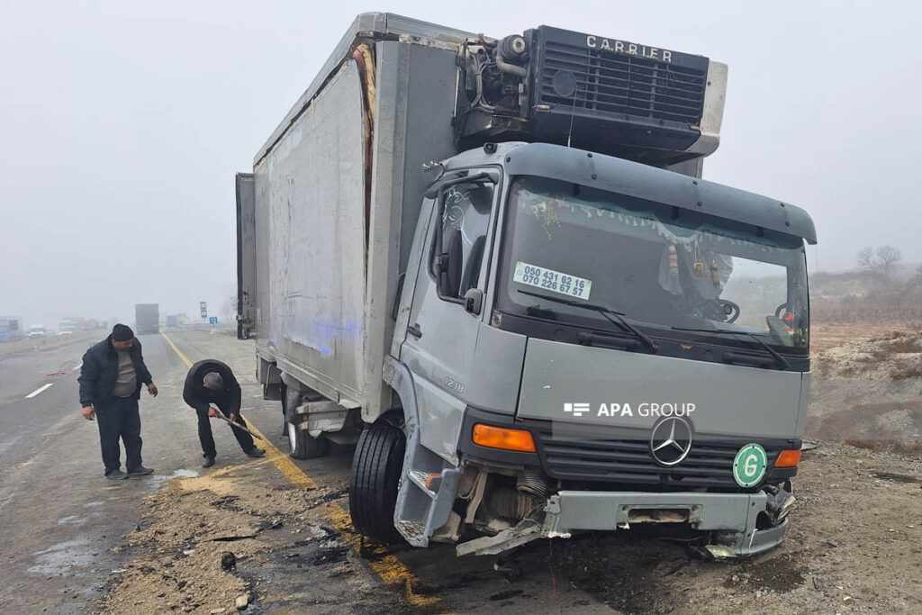 Bakı-Qazax yolunda 6 avtomobil toqquşub, xəsarət alan var