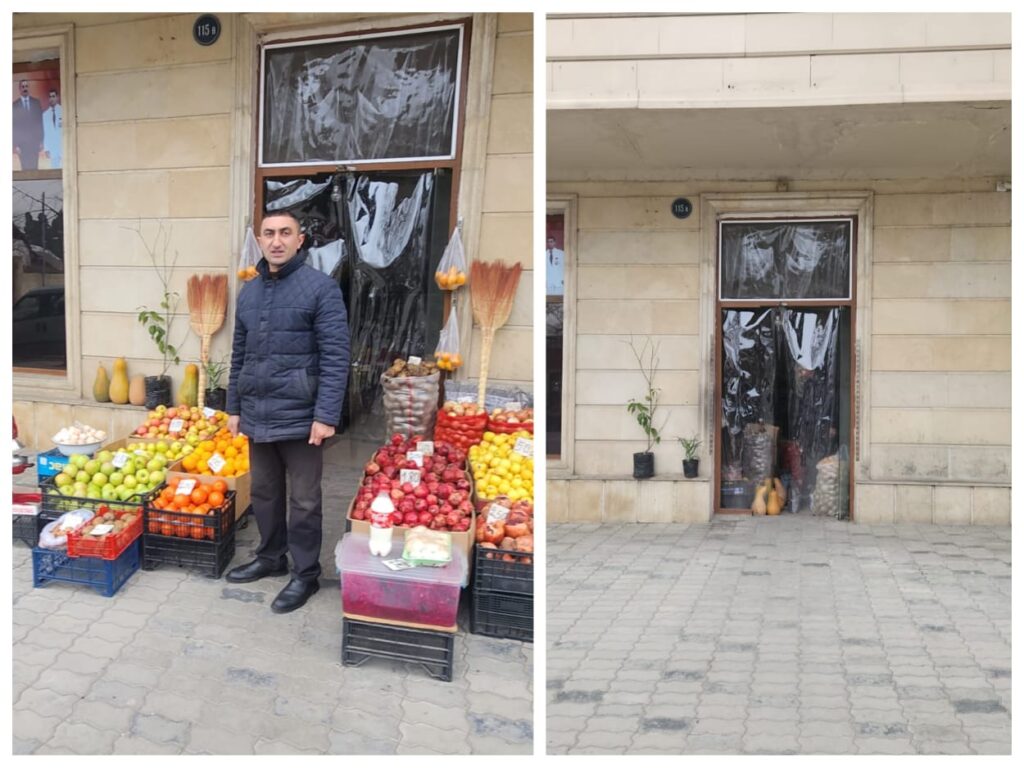 Küçə alverçilərinin məhsulları bu dəfə də müsadirə edildi