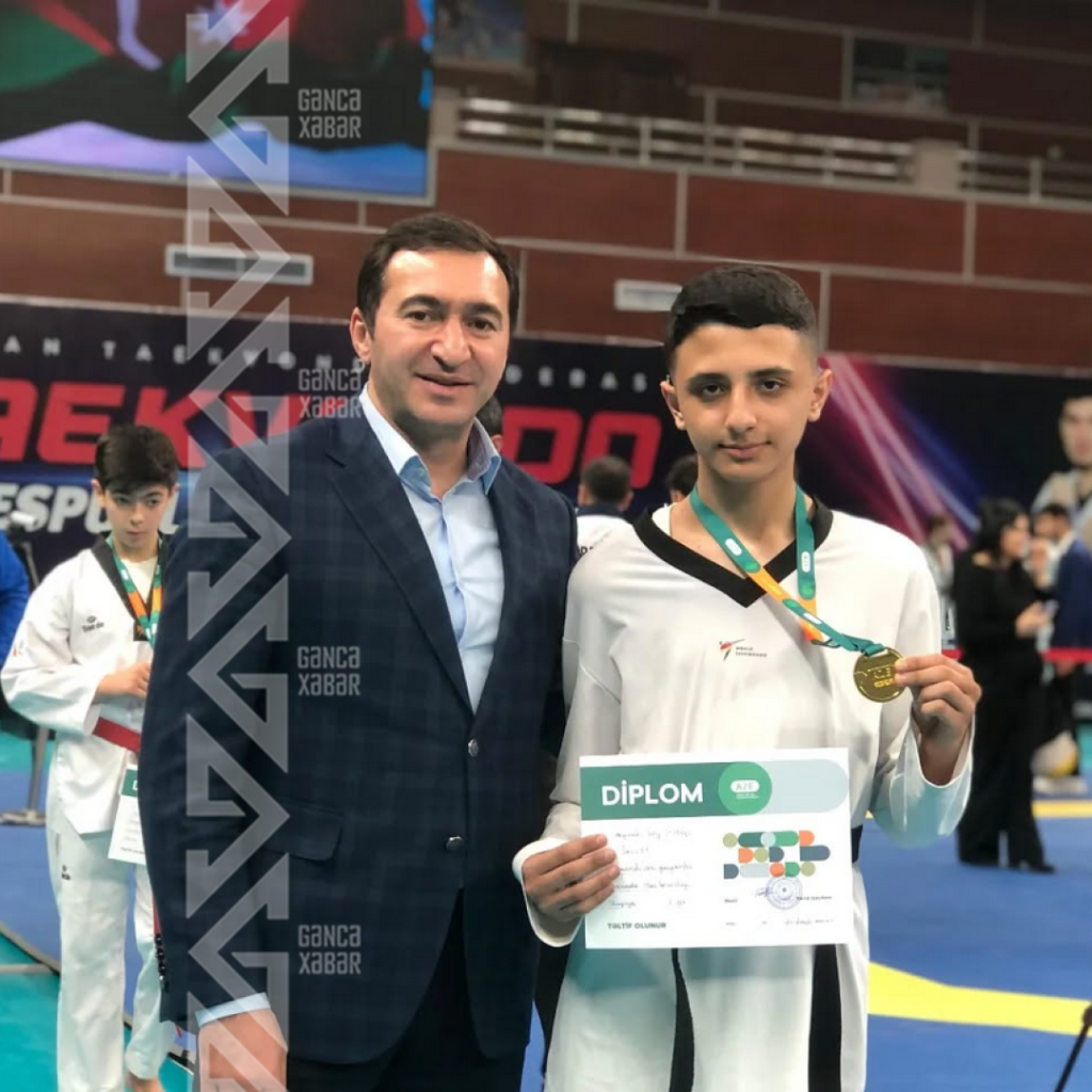 Daha bir fəxrimiz Gəncəyə qızıl medalla qayıdır