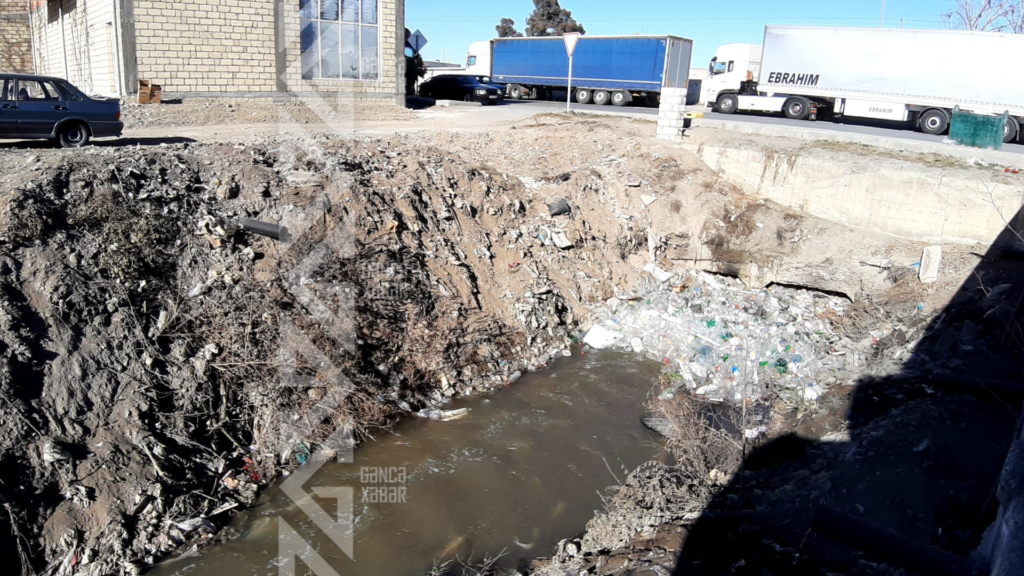 Gəncədə Xan arxının tutulması problemi illərdir davam edir