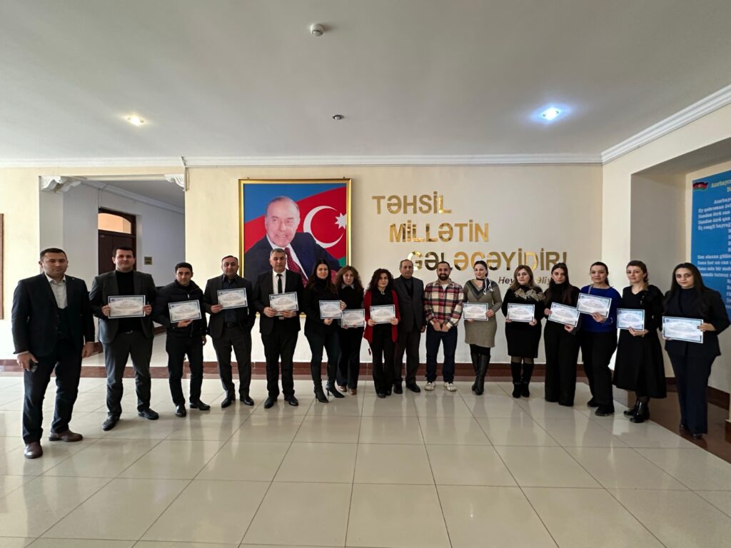 Beynəlxalq layihələrin yazılması mövzusunda təlim keçirilib