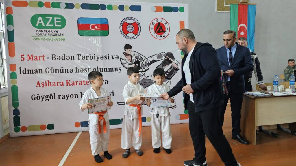 Aşihara karate üzrə Göygöl birinciliyi keçirilib