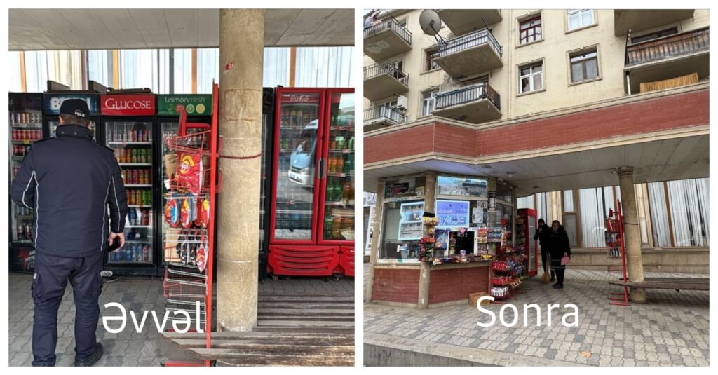 Gəcnədə küçə ticarətinə qarşı MÜBARİZƏ