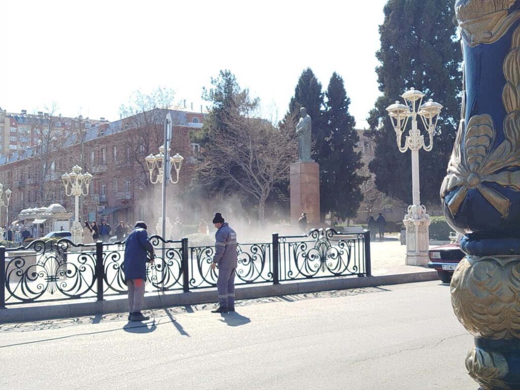 Gəncədə növbəti təmizlik aksiyası keçirilib