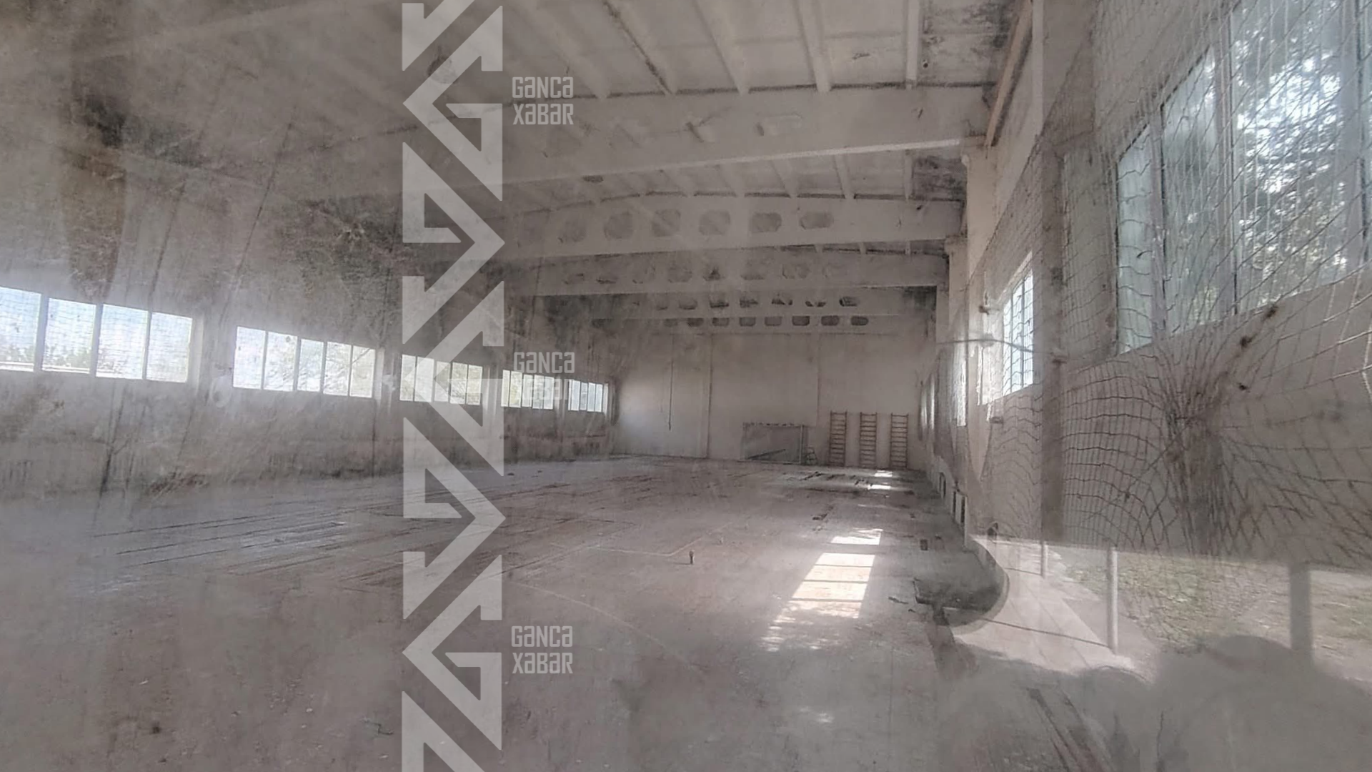 Qərb bölgəsinin ən böyük zallarından birinin vəziyyəti