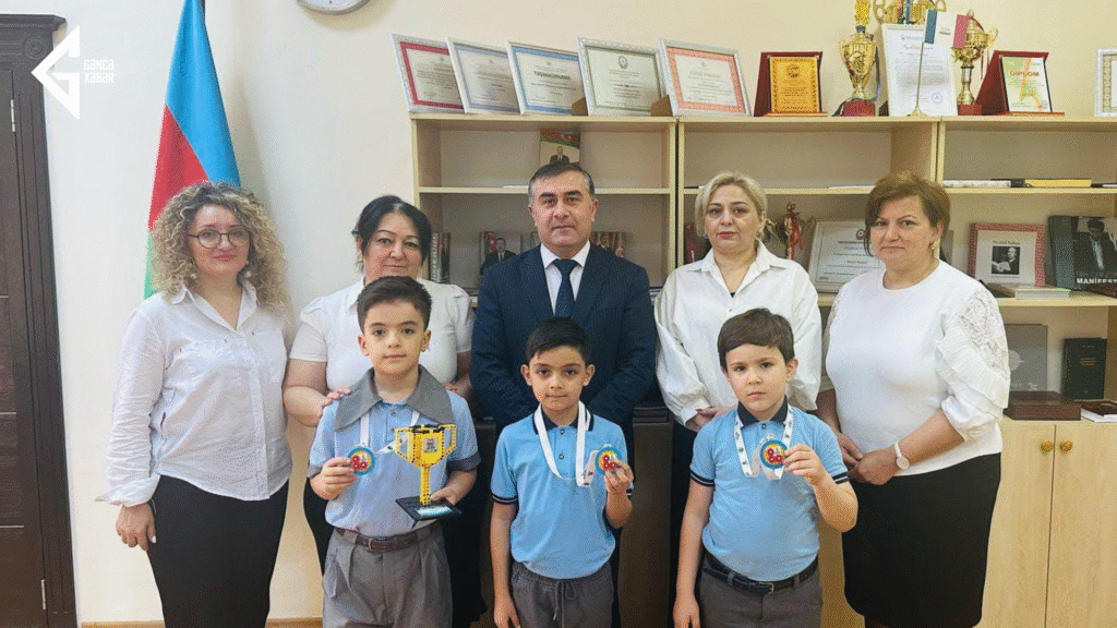 Gəncəli şagirdlər LEGO turnirində iki kubok qazandılar