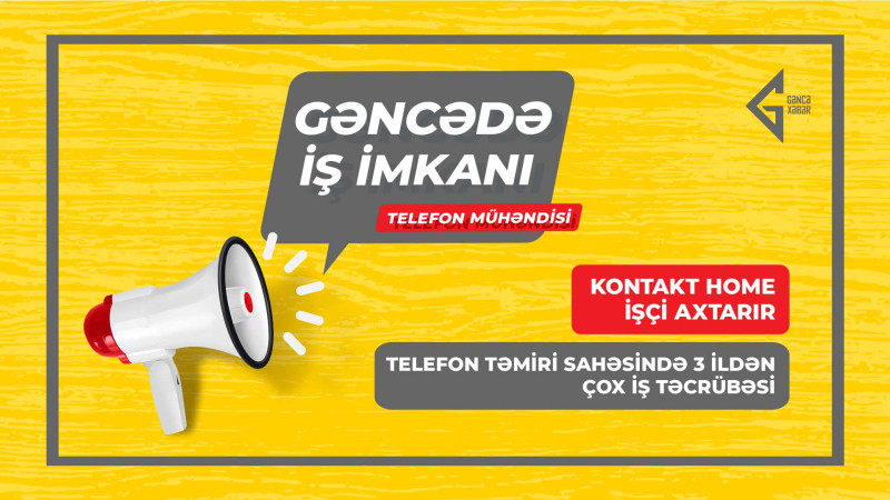 Gəncədə işaxtaranlar üçün iş imkanı