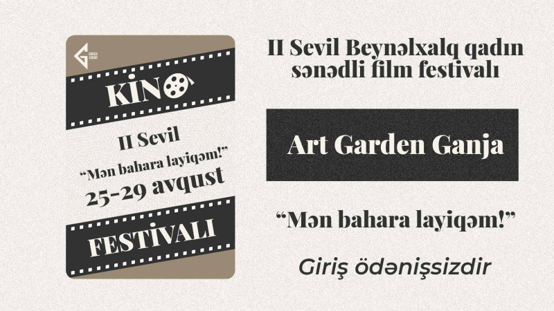 Gəncədə Beynəlxalq kino festivalı keçiriləcək