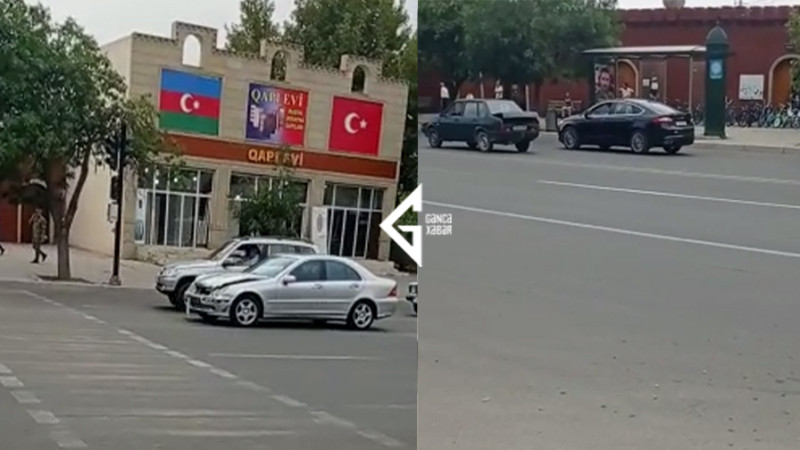 Gəncədə avtomobil qəzası