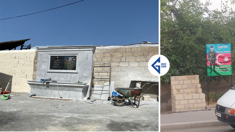 Gəncə: şəhidlərin adına bulaqlar tikilir