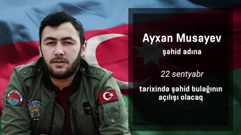 Gəncədə tikilən ehsan bulağının açılışının tarixi açıqlanıb