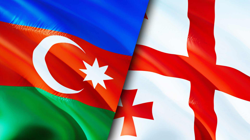 Gürcü media nümayəndələri dağılan evlərin ətrafına güllər düzüblər
