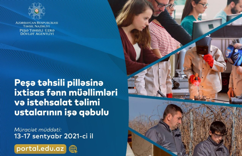 Gəncədə peşə təhsil müəssisələrində vakant yerlərə sənəd qəbulu başlayıb