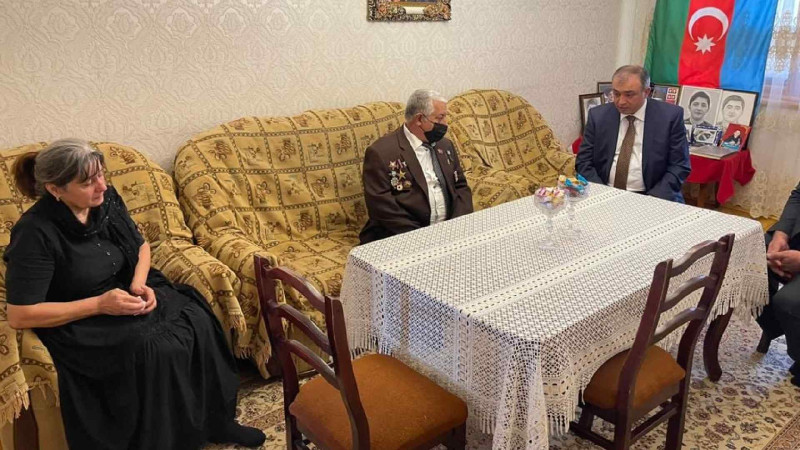 Gəncədə İcra başçısının tapşırığı ilə şəhid ailələri ziyarət olunub