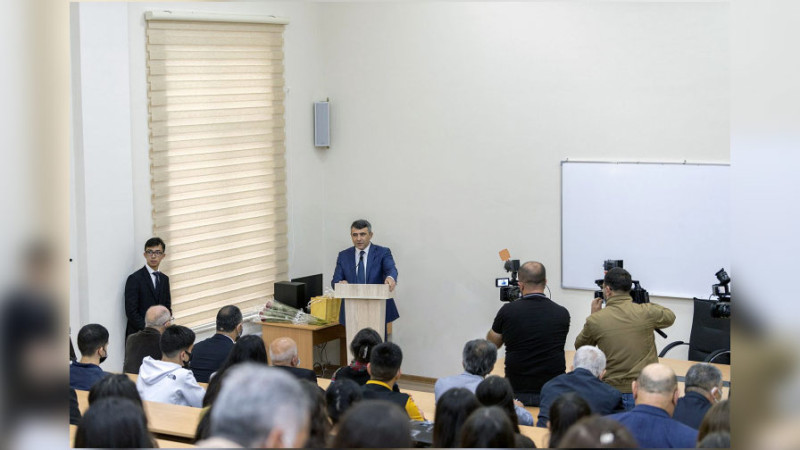 Azərbaycan Dövlət Aqrar Universitetində nazirlə görüş keçirilib