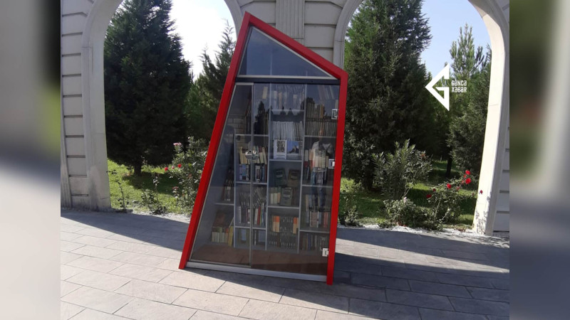 Gəncədə açıq kitabxanalar quraşdırılıb