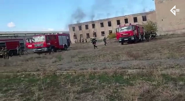 Gəncədə yanğınsöndürənlər üçün təlim keçirilib