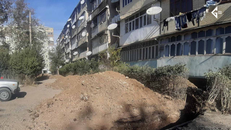 Gəncədə çirkab sular üçün nəzərdə tutulan borular yenilənir