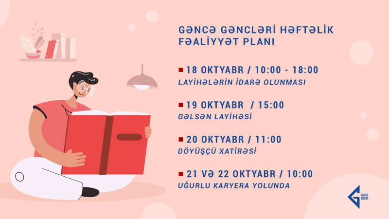 Gəncə Gəncləri həftəlik fəaliyyət planını təqdim edib