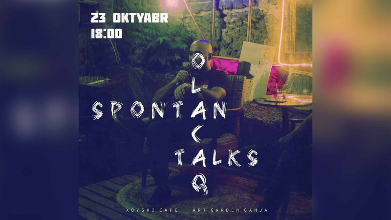 Art Garden Ganja-da gənclər spontan söhbətlər üçün toplanır