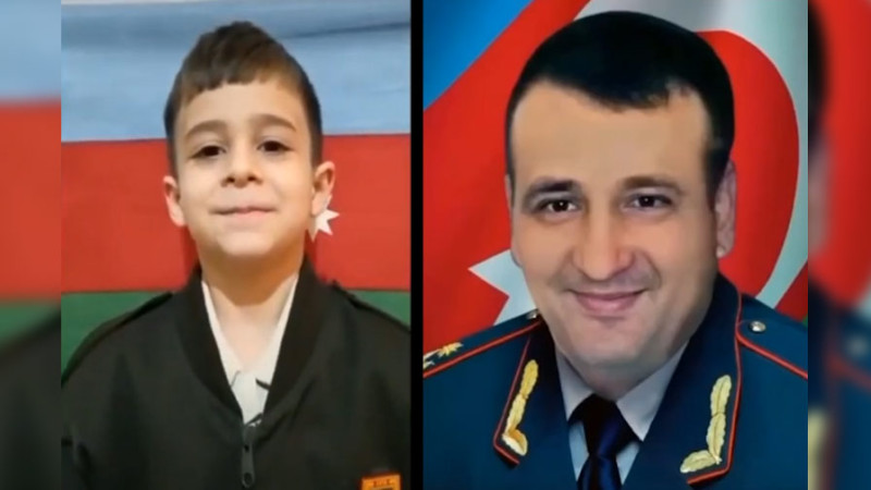 Gəncədə balaca məktəblilər şəhidlərin xatirəsinə hazırlanan videoçarxda çəkiliblər