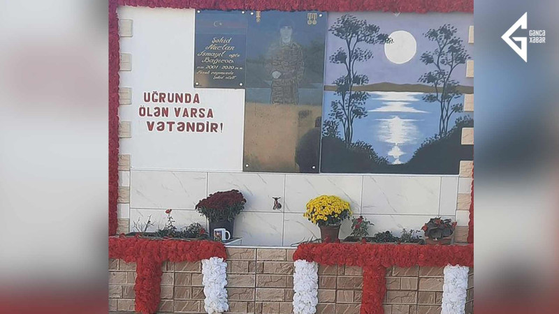 Gəncəli şəhidin torpağa tapşırılan günündən bir il keçir