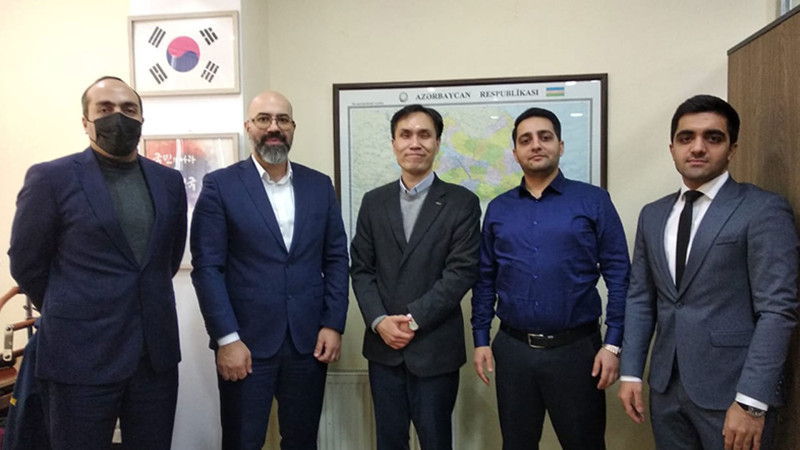 Gəncə İş Adamları Birliyinin idarə heyəti Koreyalı nümayəndələrlə görüşüb
