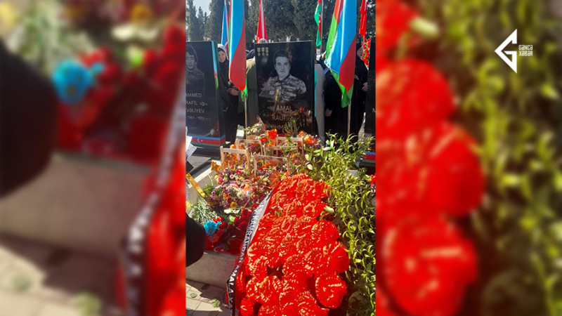 Bu gün Gəncə Şəhidlər xiyabanı ziyarət olunub
