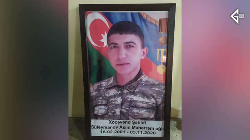 19 yaşında şəhadətə qovuşan şəhidin xatirəsinə ehsan verilib