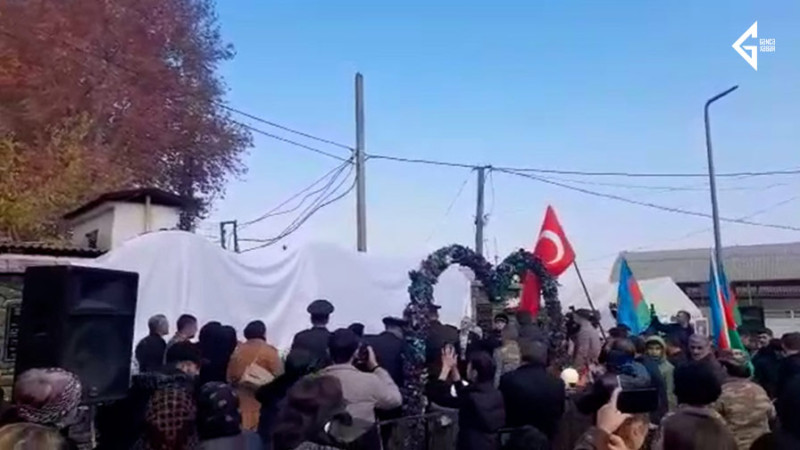 Gəncədə ehsan bulağı tikilib: açılışı Xudayar Yusifzadənin anası edib