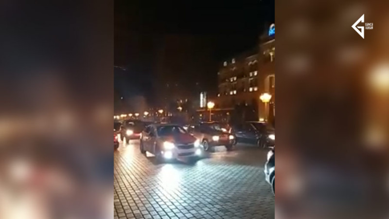 Zəfər günü münasibəti ilə Gəncədə avtomobil yürüşü baş tutub