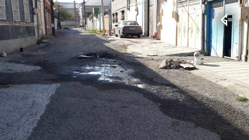 Gəncənin bu küçəsində kommunal problemlər mövcuddur
