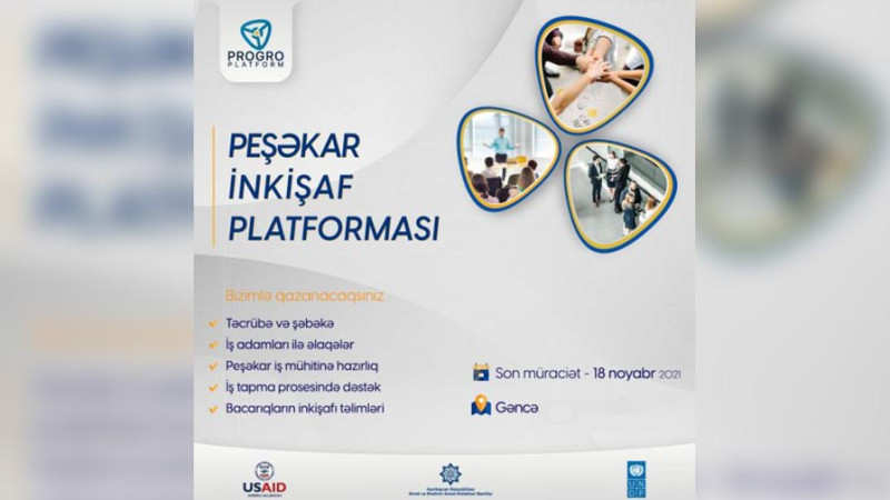 Gəncə gəncləri üçün ödənişsiz təlimlərə qeydiyyat başlayıb