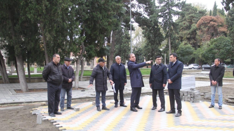 Gəncədə yenidənqurma işləri aparılır