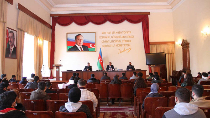 Gəncə: Azərbaycan Dövlət Aqrar Universitetində təhsil alan əcnəbi tələbələrlə görüş baş tutub