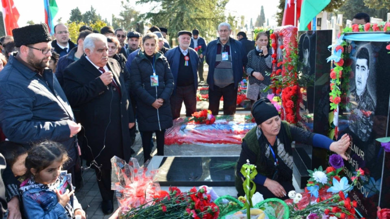 Gəncədə Vətən müharibəsi şəhidin xatirəsi anılıb