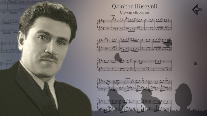Çarli Çaplinin ifa etdiyi Gəncəli bəstəkərın Cücələrim əsəri