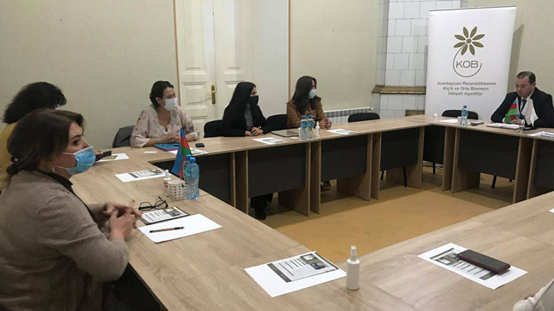Gəncə: qadın sahibkarlarla görüş təşkil olunub