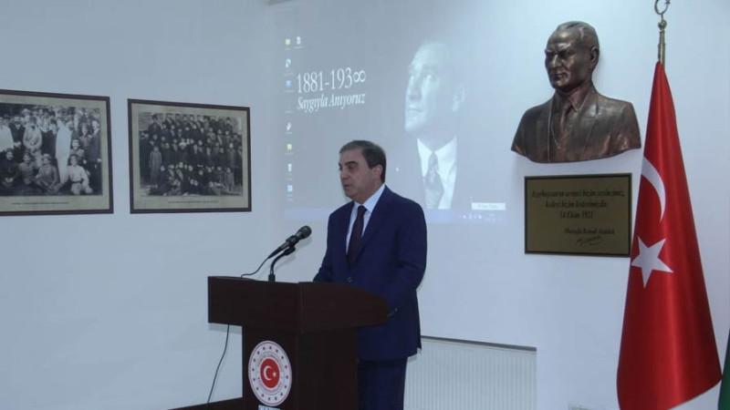 Gəncədə Atatürkün anım mərasimi keçirilib