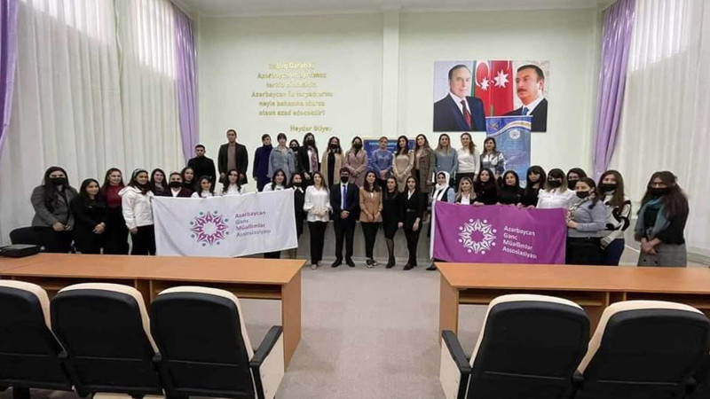Azərbaycan Gənc Müəllimlər Assosiasiyası Gəncədə müəllimlərlə görüş keçirib