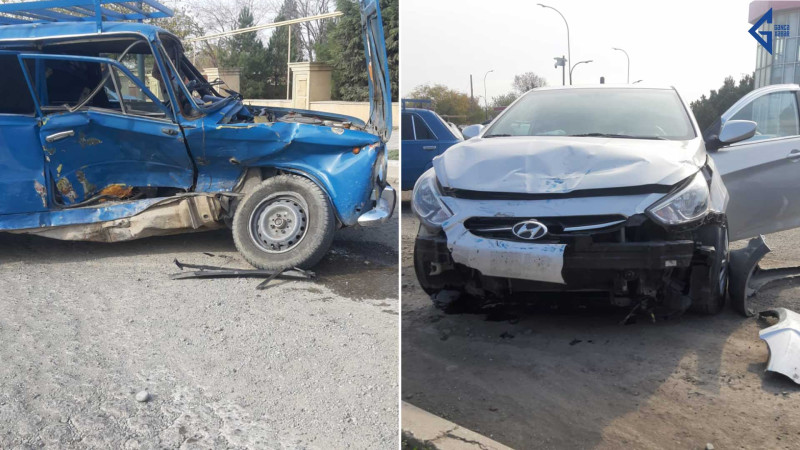 Gəncədə “Hyundai” markalı maşın VAZ-011ə çırpılıb