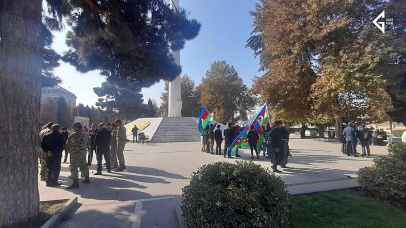 Gəncədə Bayraq Günü münasibəti ilə tədbir keçirilib