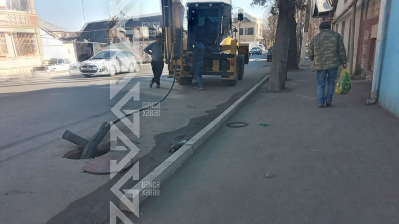 Gəncənin bu küçəsində işıqlandırılma ilə bağlı yaşanan çətinlik aradan qaldırılır